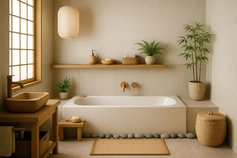 deco japonaise pas cher salle de bain