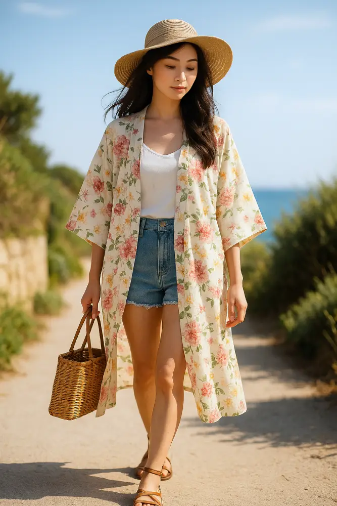 kimono plage accessoires