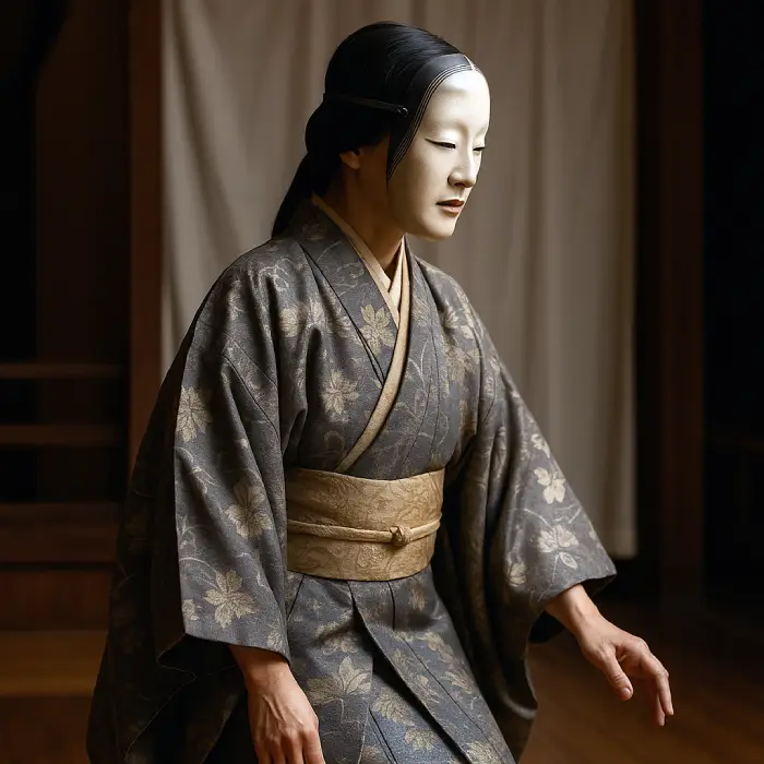 masque japonais théâtre no