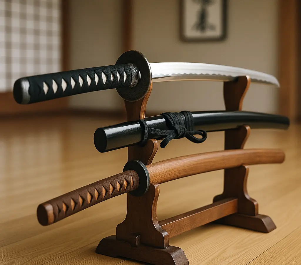 arts martiaux japonais katana entrainement