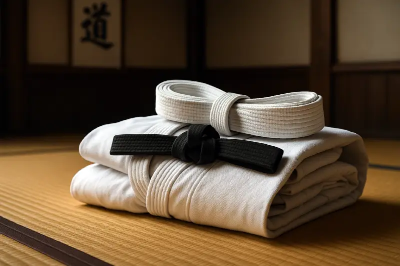 tenue arts martiaux japonais ceinture obi