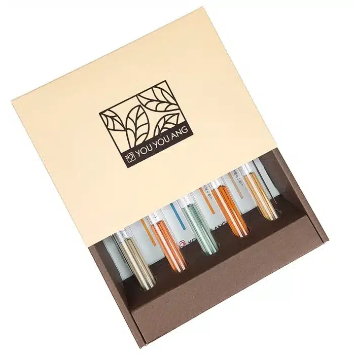 Coffret cadeau d’encens japonais aux senteurs de thé