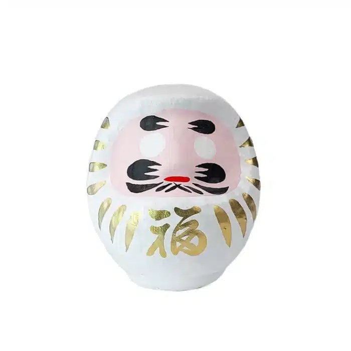 Daruma Japonais Blanc 4,5 cm