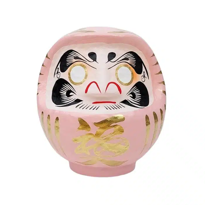 Daruma Japonais Rose 9 à 15 cm